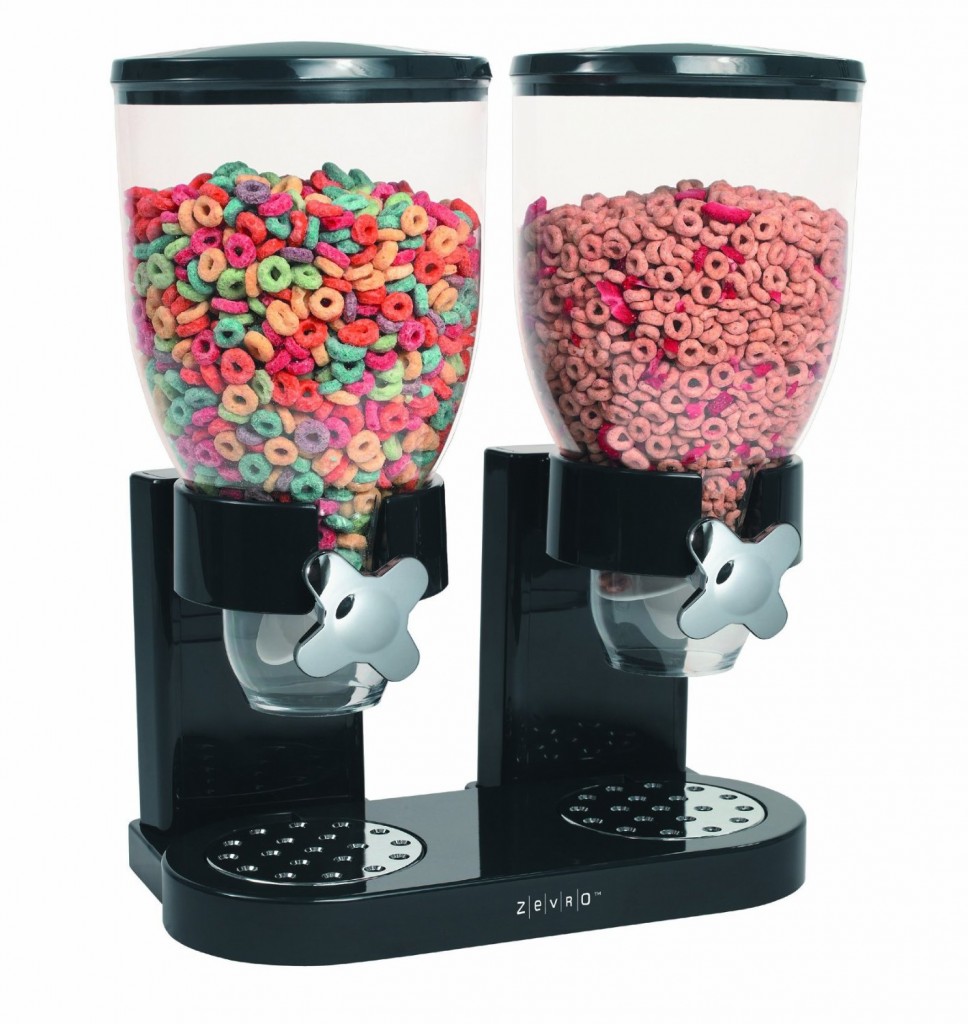 Dry Food Dispenser Double Canister
